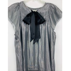 Banana Republic Shimmer Shirt with Bow